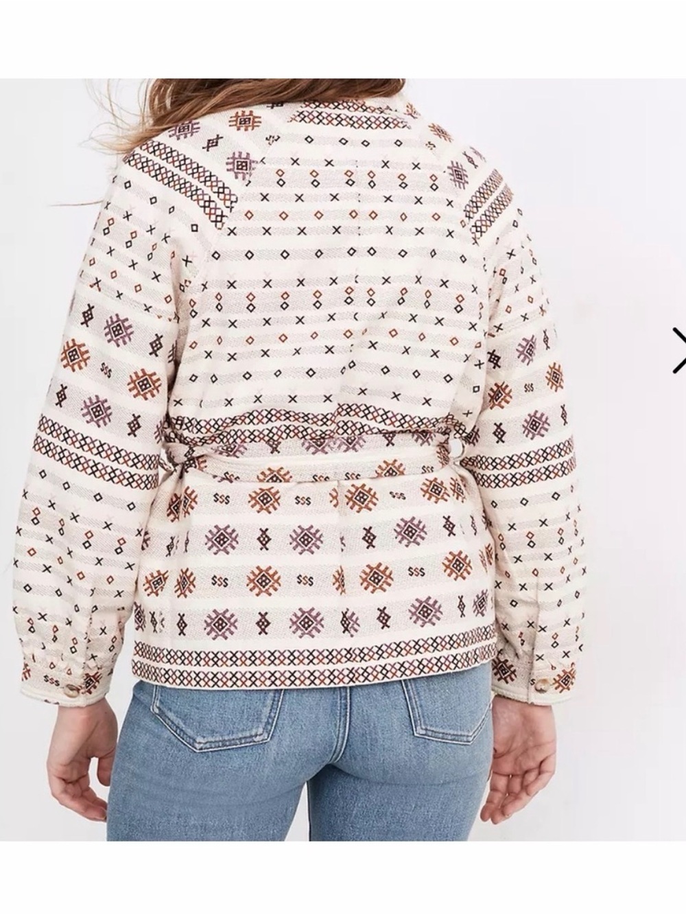Madewell Jacquard wrap cardigan - Picture 6 of 6